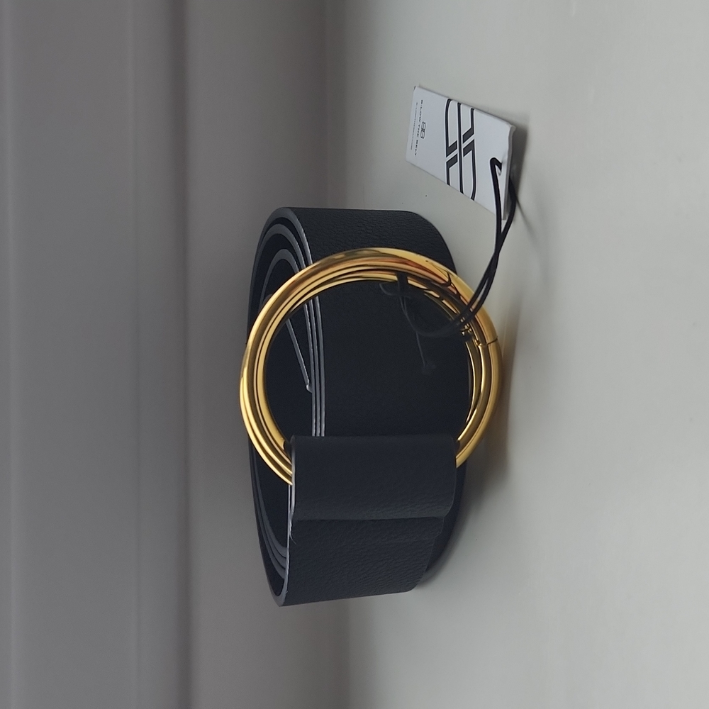 B-Low the Belt Black and Gold Women's Belt